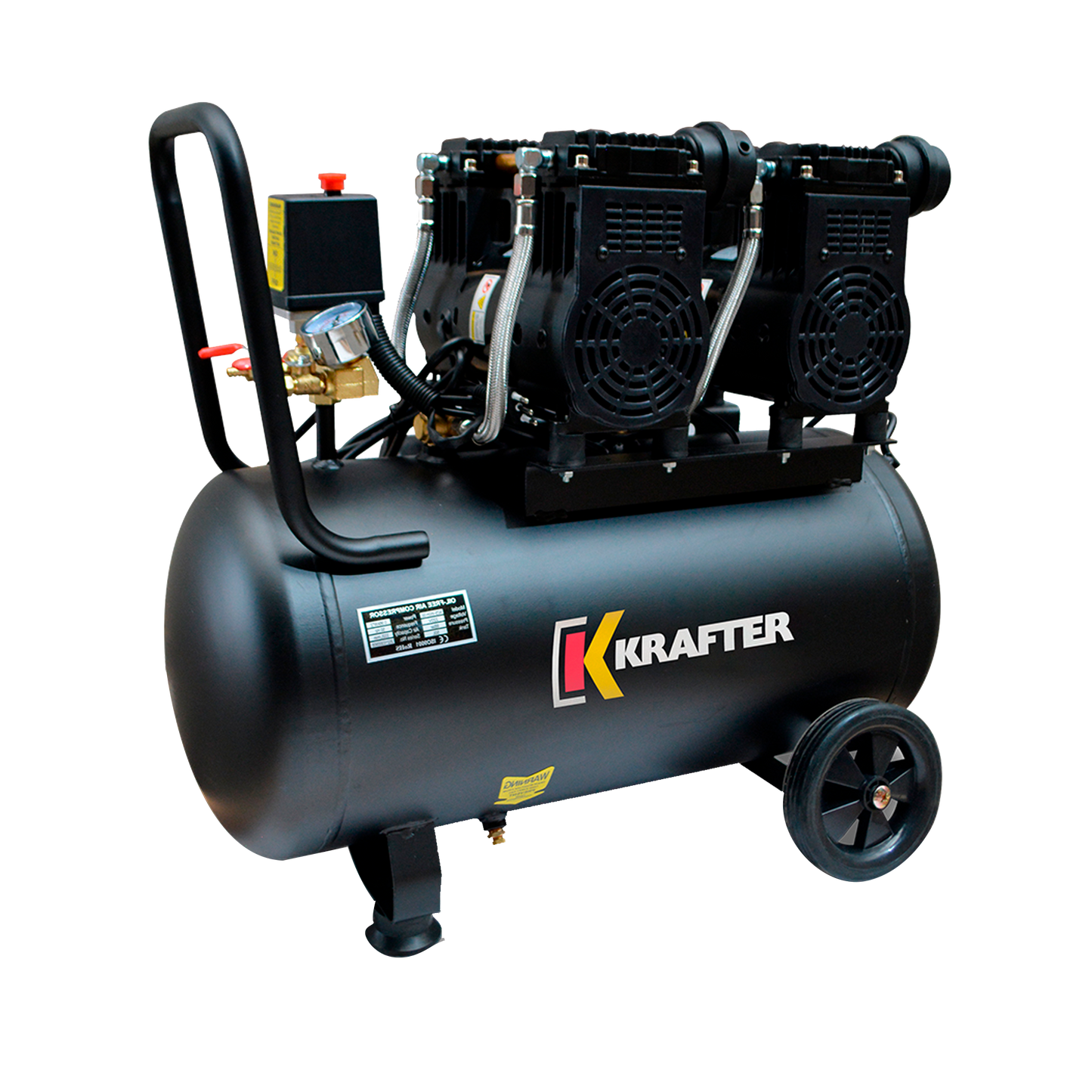 Compresor Libre de Aceite 50L 1,1kw